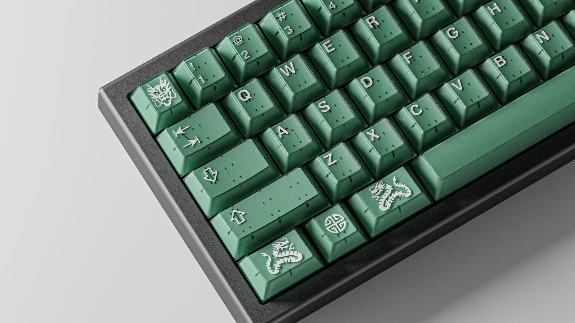 MW Jade Dragon Keycaps